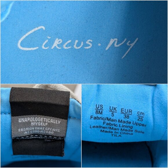 Circus Sam Edelman Tila Glitter Sneakers Womens Black Lace Up Low Top Shoes Sz 8 - Picture 11 of 11